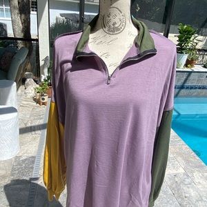 Hopes Colorblock 1/4 zip